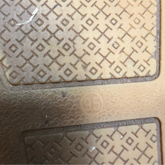 Tory Burch Weston navy blue and black slip on espadrille flats size 9.5 - Picture 7 of 7